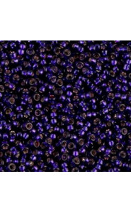 Miyuki rocailles Perlen 11/0 - Silver lined purple 11-1344